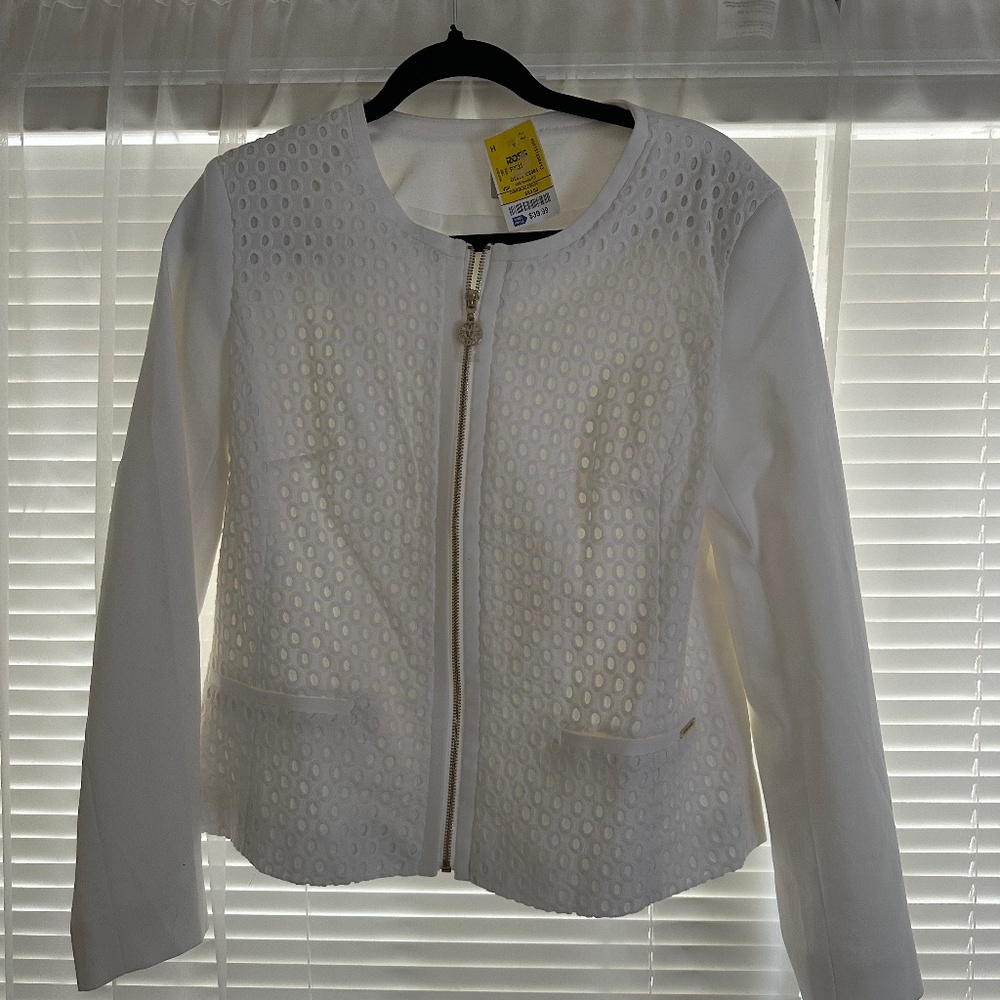 Brand new Anne Klein white jacket